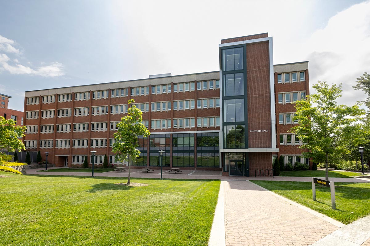 Sanford Hall in Summer