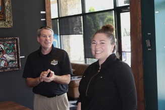 NRLP's General Manager Matt Makdad with Mariana Greene